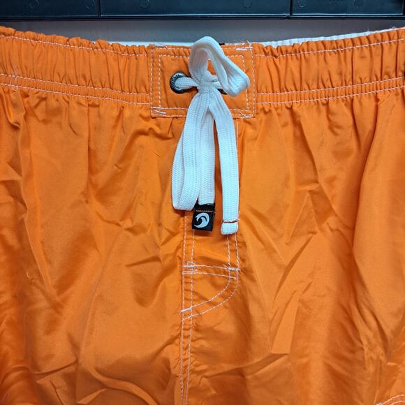 Banana Split B-Split Board Shorts Orange White XL Surf Swim Trunks NWT - Picture 2 of 8